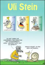 2014  Postamtliches Erinnerungsblatt - Sporthilfe: Cartoons