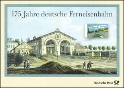 2014  Postamtliches Erinnerungsblatt - 175 Jahre deutsche Ferneisenbahn