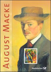 2014  Postamtliches Erinnerungsblatt - August Macke