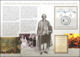 2014  Postamtliches Erinnerungsblatt - Willibald Gluck