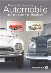 2015  Postamtliches Erinnerungsblatt - Klassische deutsche Automobile