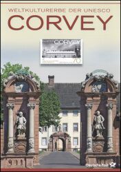 2016  Postamtliches Erinnerungsblatt - UNESCO-Welterbe: Kloster Corvey