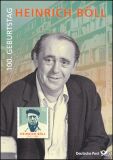 2017  Postamtliches Erinnerungsblatt - Heinrich Böll
