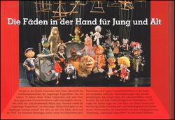 2017  Postamtliches Erinnerungsblatt - Augsburger Puppenkiste