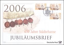 2006  Jubilumsbrief  - 650 Jahre Hanse