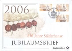 2006  Jubiläumsbrief  - 650 Jahre Hanse