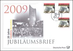 2009  Jubiläumsbrief  - 20. Jahrestag der Friedlichen Revolution