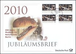 2010  Jubiläumsbrief  - 200 Jahre Museum für Naturkunde