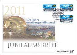 2011  Jubilumsbrief  - 100 Jahre Hamburger Elbtunnel