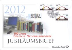 2012  Jubilumsbrief  - 100 Jahre Deutsche Nationalbibliothek