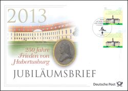 2013  Jubilumsbrief  - 250 Jahre Frieden von Hubertusburg