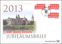 2013  Jubiläumsbrief  - 800 Jahre Dessau