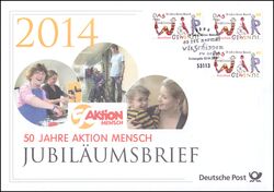2014  Jubilumsbrief  - 50 Jahre Aktion Mensch