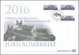 2016  Jubilumsbrief  - 1200 Jahre Benediktinerabtei...