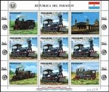 Paraguay 1983  Lokomotiven
