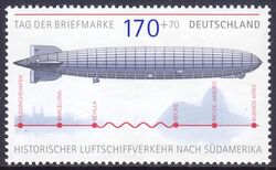 2007  Tag der Briefmarke - Historischer Luftschiffverkehr nach Sdamerika