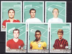 Ajman 1968  Fuball: Internationale Spieler