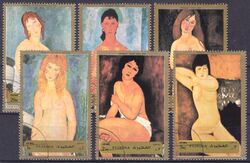Fujeira 1972  Aktgemlde von Modigliani