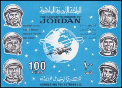 Jordanien 1965  Russische Kosmonauten