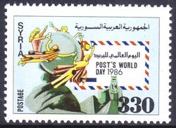 Syrien 1987  Weltposttag