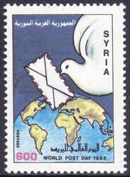Syrien 1988  Weltposttag