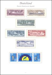 Sammlung DDR von 1971 - 1976 - postfrisch