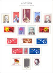 Sammlung DDR von 1977 - 1984 - postfrisch