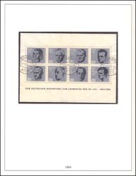 Sammlung BRD von 1951 - 1970 - gestempelt
