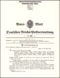UPU Weltkongreß 1984 in Hamburg