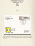 UPU Weltkongreß 1984 in Hamburg