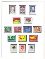 Sammlung Liechtenstein von 1960 - 1979 - postfrisch
