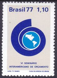 Brasilien 1977  6. Interamerikanisches Budget-Seminar