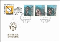 UPU Weltpostkongress in Hamburg 1984 - Liechtenstein