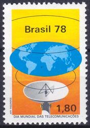 Brasilien 1978  Weltfernmeldetag