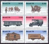 Brasilien 1978  Entwicklung der Postbeförderung