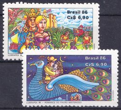 Brasilien 1986  Portugiesisch-brasilianische Briefmarkenausstellung