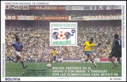 Bolivien 1985  Fuballweltmeisterschaft 1986 in Mexiko