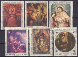Ecuador 1967  Gemälde iberoamerikanischer Maler