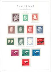 Sammlung BRD von 1954 - 1968 - postfrisch