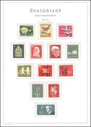 Sammlung BRD von 1954 - 1968 - postfrisch