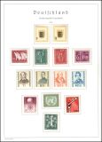 Sammlung BRD von 1954 - 1968 - postfrisch