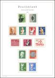 Sammlung BRD von 1954 - 1968 - postfrisch