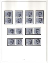 Sammlung BRD Zusammebdrucke ab 1964 - postfrisch