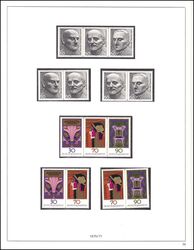 Sammlung BRD Zusammebdrucke ab 1964 - postfrisch