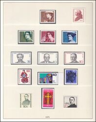 Sammlung BRD von 1975 - 1987 - postfrisch