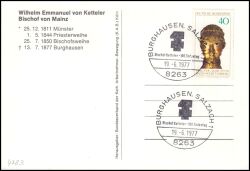 1977  100. Todestag von Emmanuel Ketteler