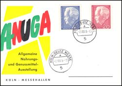 1965  ANUGA - Allgemeine Nahrungs- und Genussmittel-Ausstellung