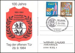 1984  100 Jahre Freiwillige Feuerwehr Kronshagen