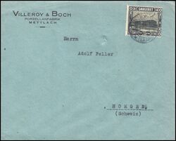 1925  Einzelfrankatur auf Auslandsbrief