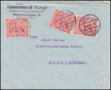 1924  Mahrfachfrankatur auf Auslandsbrief
